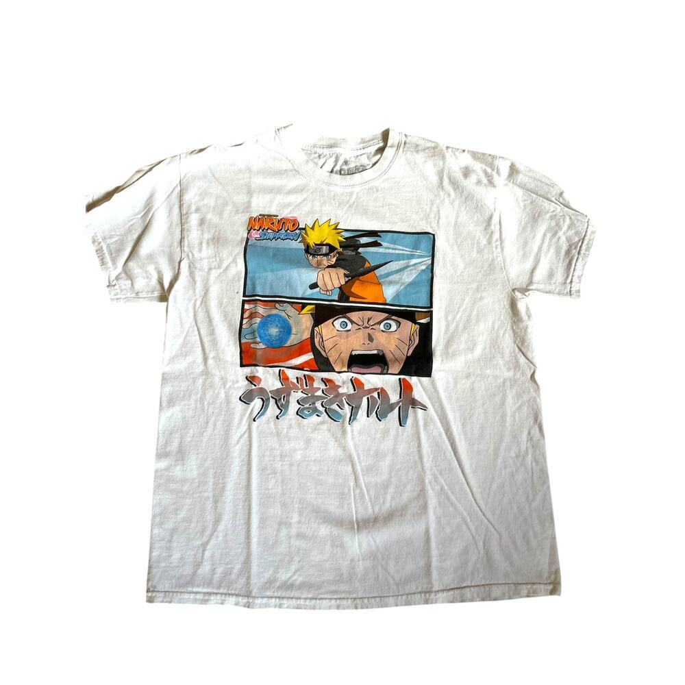 🍁 BUNDLE ONLY - 5/$15 Naruto Short Sleeve Casual, Relaxed Fit Shirt, Size Medium